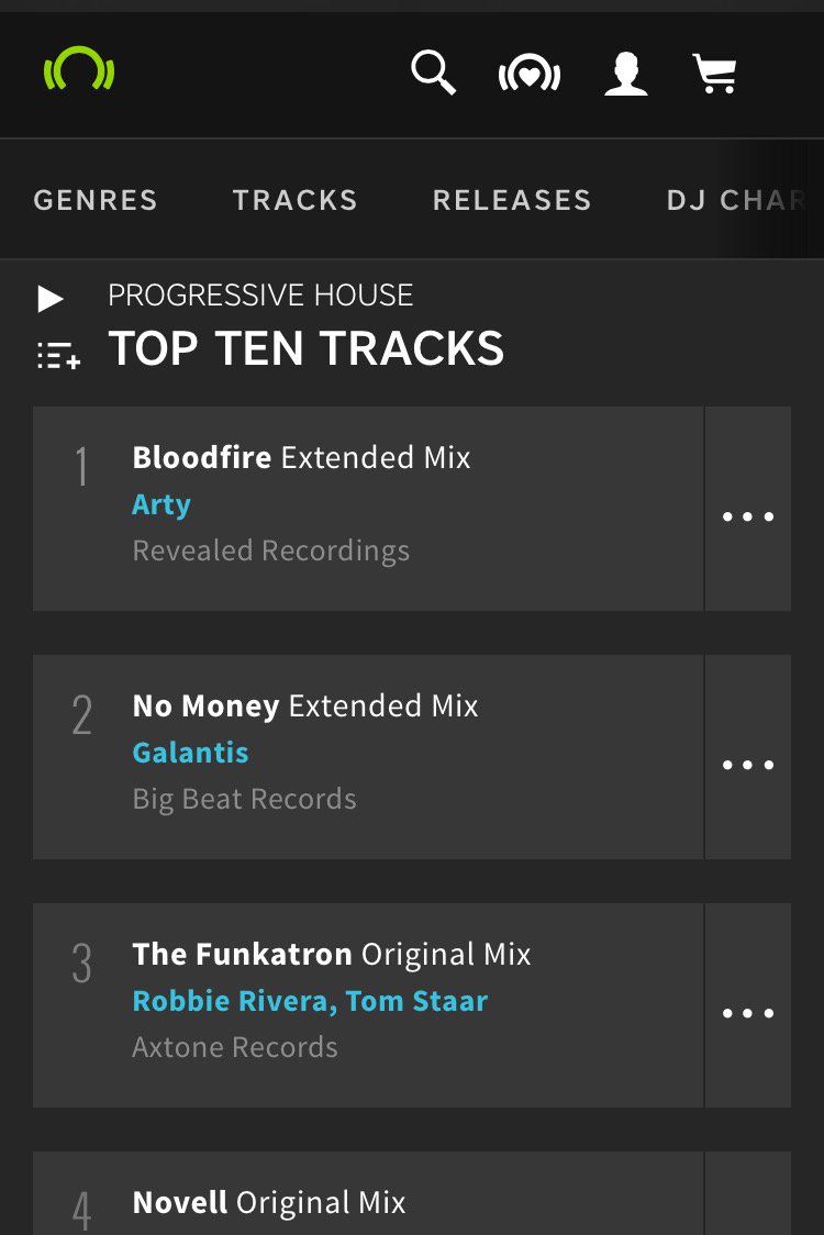 artymusic's tweet image. #1 in Progressive House Chart!! Thank you so much for support 🖖🏻 @beatport @RevealedRec #Bloodfire