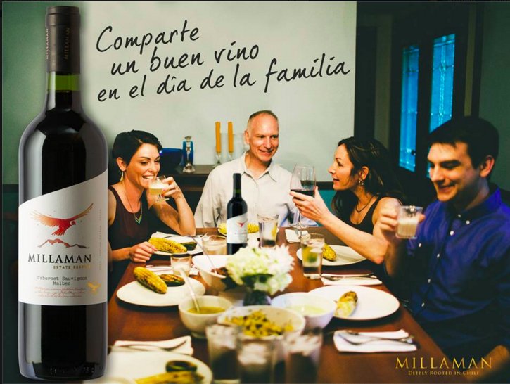 MillamanWines's tweet photo. Hoy es el día de la Familia? Es la ocasión perfecta para compartir una copa de vino con tus seres queridos. Salud! https://t.co/IkoC1wq2Ia