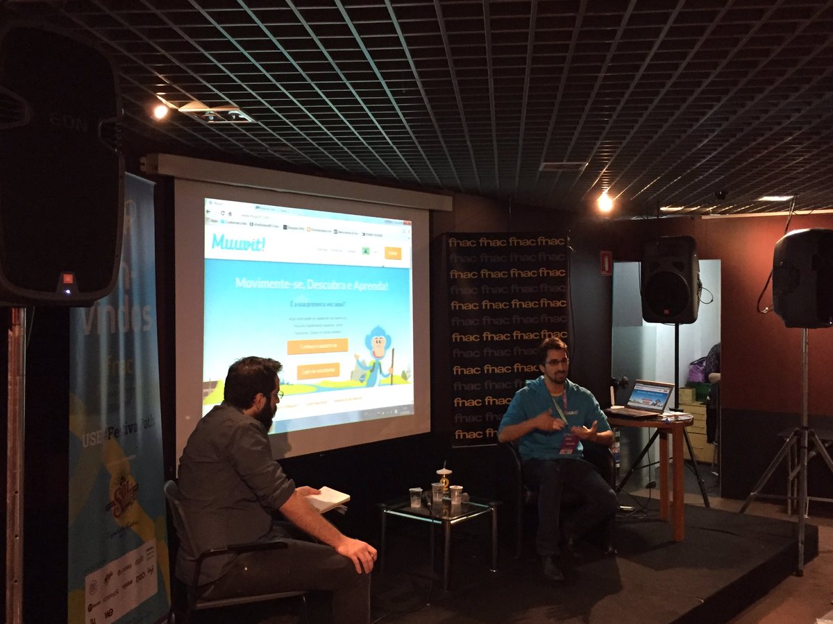 MuuvitBrasil's tweet photo. Hoje o @maxbragabh e o @diogorod_ apresentaram o Muuvit no #FestivalPath https://t.co/RFJiHGl3Qq