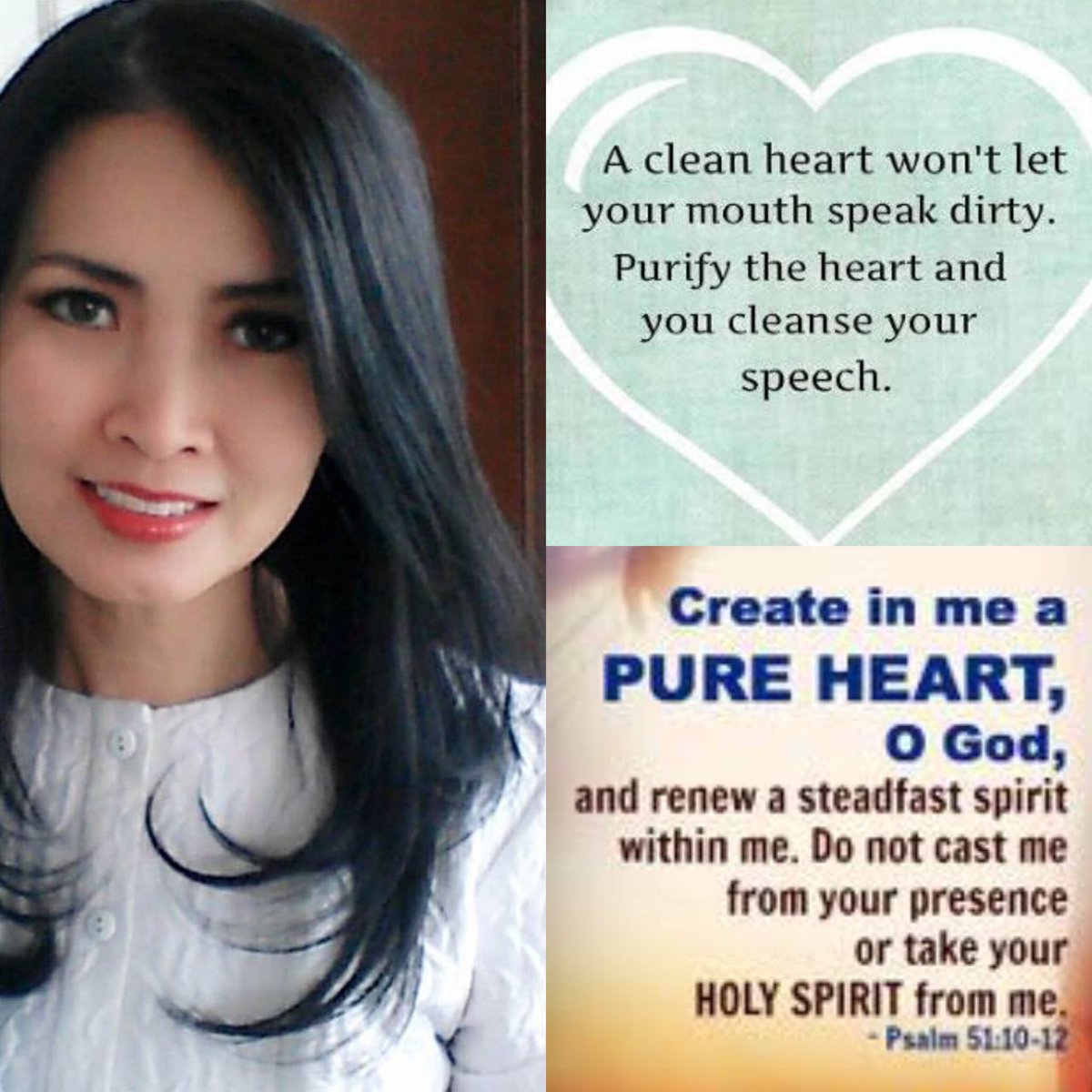 Have a blessed Sunday👼always have a pure heart 💛