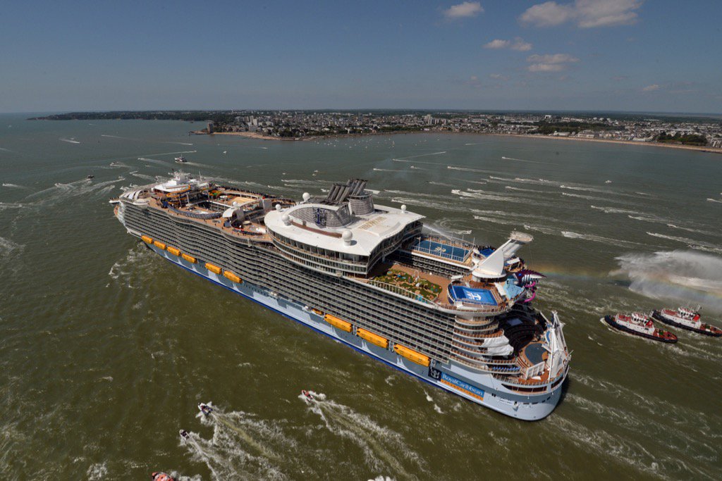 First Look Royal Caribbean Takes Delivery Of World S Largest Cruise