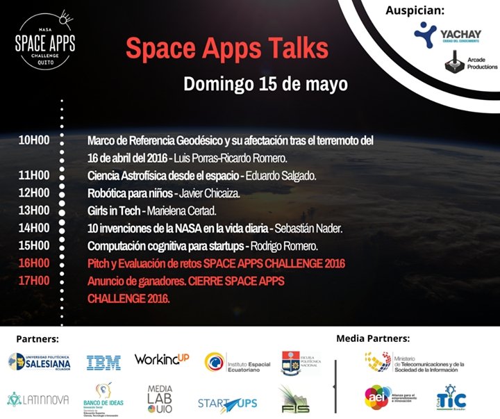 red_divulga's tweet photo. Eduardo Salgado nos cuenta de qué formas podemos ver al universo  #SpaceAppsEc https://t.co/ufjH654gqs