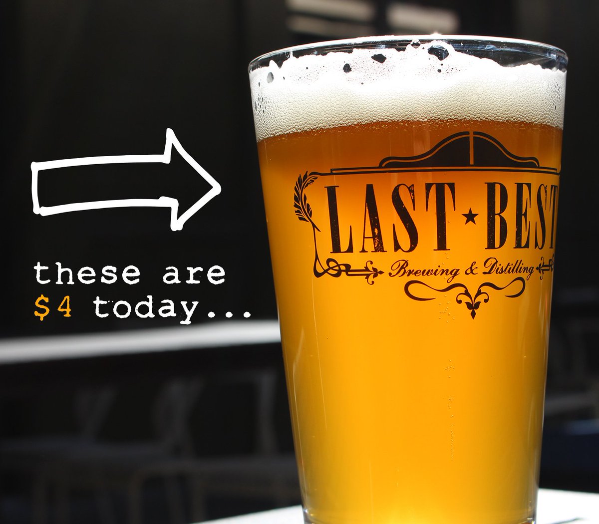 lastbestbrew's tweet photo. Every Sunday...for real. #sundayfunday #fourdollarpints #lastbest #yyc https://t.co/VOdKHCj6I0