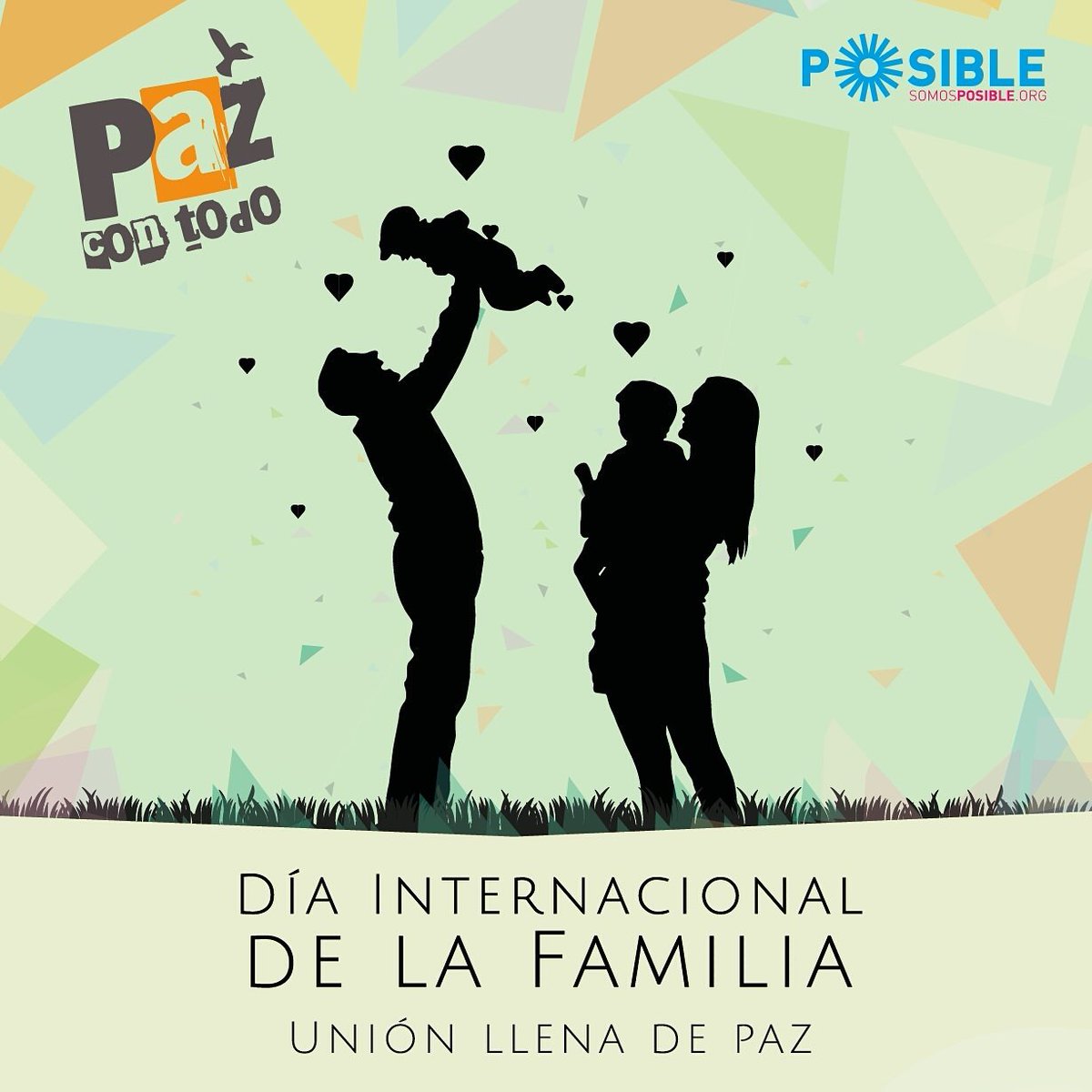 pazcontodo's tweet photo. #DíaInternacionalDeLaFamilia Unión llena de paz 😊 https://t.co/dFM0SMCah9