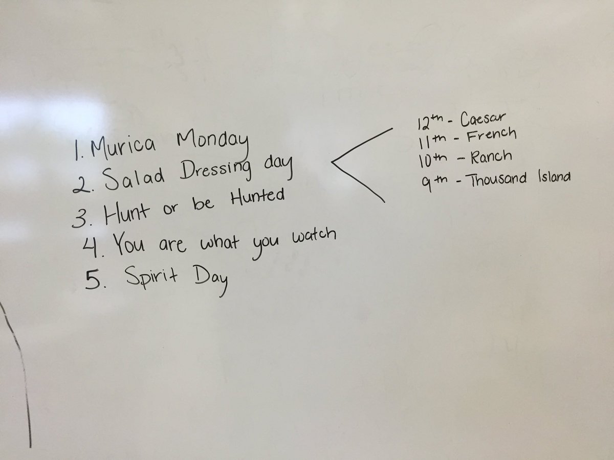JMHS_SCA15's tweet photo. HEY JACKETS these are your prom spirit days!! 🔶⬛️🔶 THEY START TOMORROW‼️ everyone can participate!! 😈🔥 https://t.co/VJdx4390le