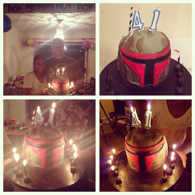 cakesbyjemima's tweet photo. Boba Fett Cake                  #bobafett #happybirthday #starwarsfan #starwarscake… https://t.co/J3qmEmXWbI