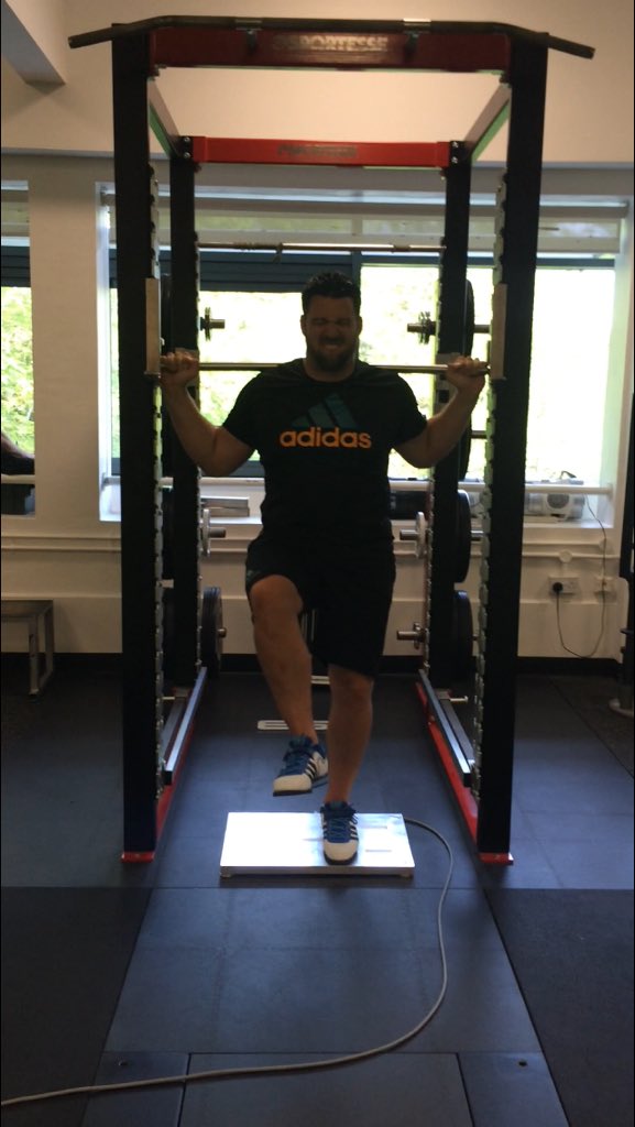 Mja20004M's tweet photo. Good work from @Brett_Morse to negate all lower limb strength imbalance! #time2throw https://t.co/L1wbu6WYdF