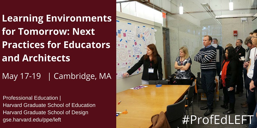 kellysherman's tweet photo. Honored to facilitate design studios for #ProfEdLEFT with Harvard Graduate Schools of Design &amp; Education https://t.co/jCPvouILaD