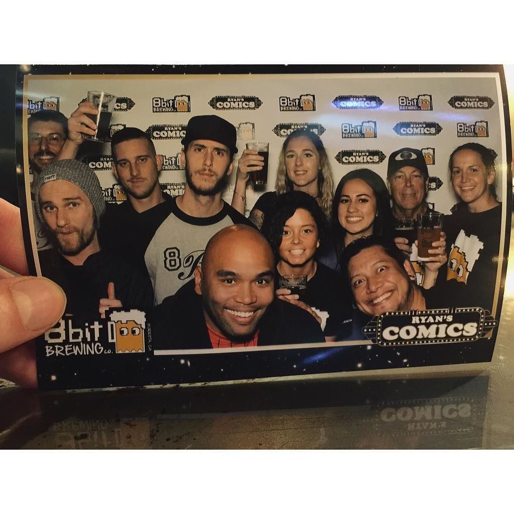 8bitBrewing's tweet photo. The 8bit crew last night with @ryanscomics #beerwithbyte #8bitbrewingcompany #8bitbrewery https://t.co/AGVjaQf0oN https://t.co/wpodzVExn8