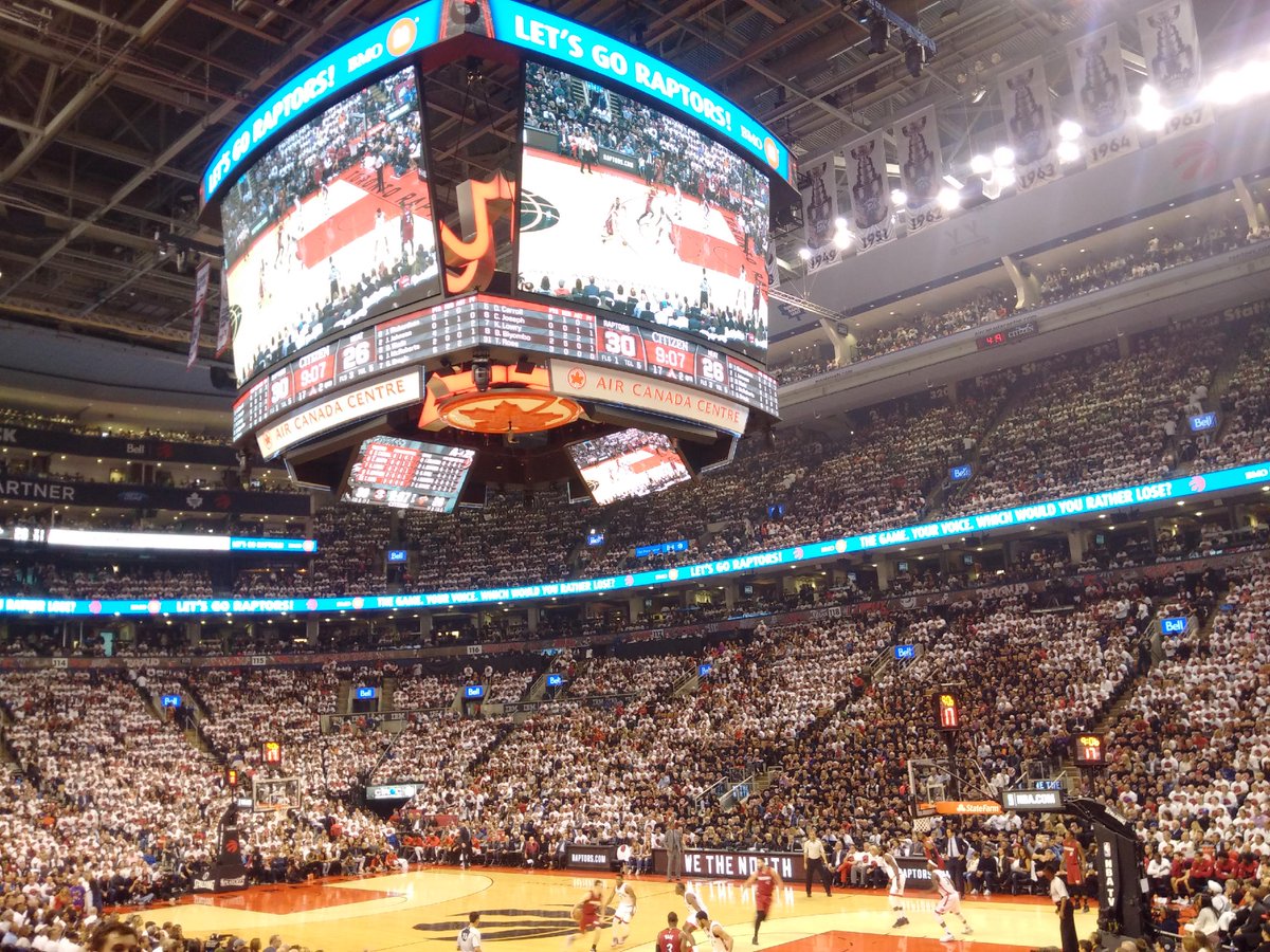 TamaraAscent's tweet photo. #WeTheNorth #GoRaps #Raptors #the6ix #SherClub #ChairmanSuite #Game7 https://t.co/f4ikCRSXZe