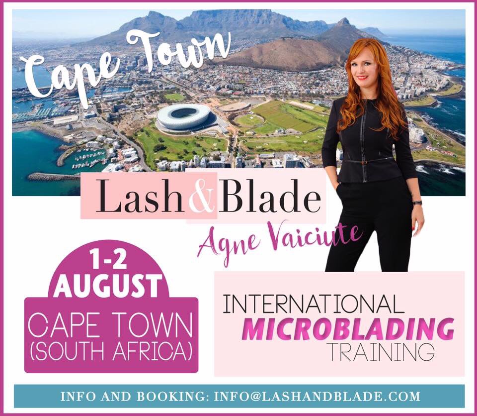 agnytev's tweet photo. International #microblading training 1-2 August at #CapeTown with #master Agne Vaiciute https://t.co/dQLotKZJI9