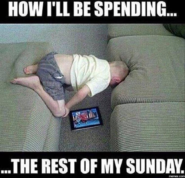 sketchworks's tweet photo. Ahhh, Sunday. #TheWeekendIsAlmostOver #Sunday #LOL https://t.co/xC1yaOaAVS