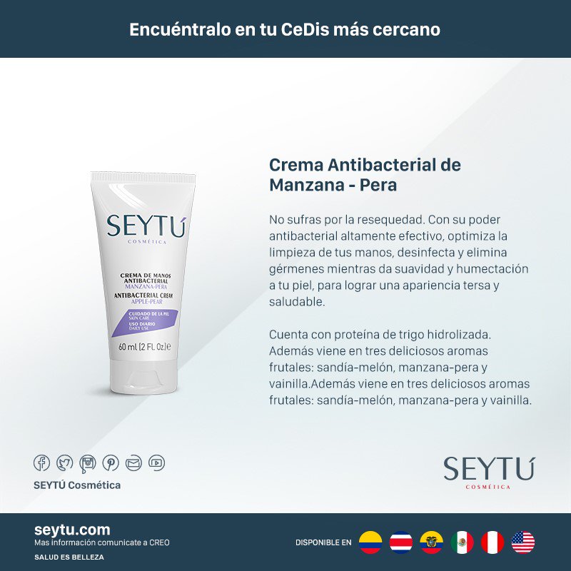 seytu_oficial's tweet photo. Consiente a tus manos de la manera m��s especial.
#SEYTÚ
https://t.co/wCTMpcDpEY https://t.co/bzex3c6QME