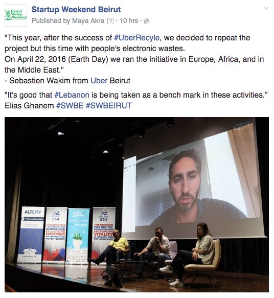 mayaacra's tweet photo. Again :)
Your Skype Call with @sebwak from @uber_beirut
@ghanem_elias @SWBEIRUT #SWBE #SWBEIRUT
open #facebook! https://t.co/3CAZeo9m0m