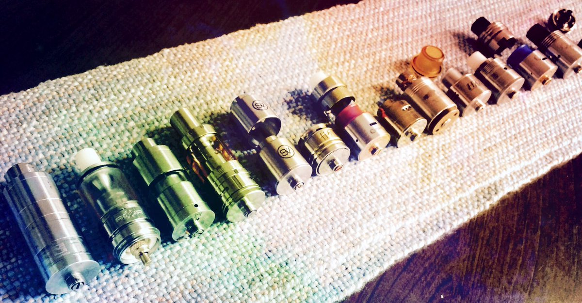 VapingExpert's tweet photo. Unpacking some of my #vape collection. One box of too many to count; Good #vapeproblem https://t.co/E26kLmrHms