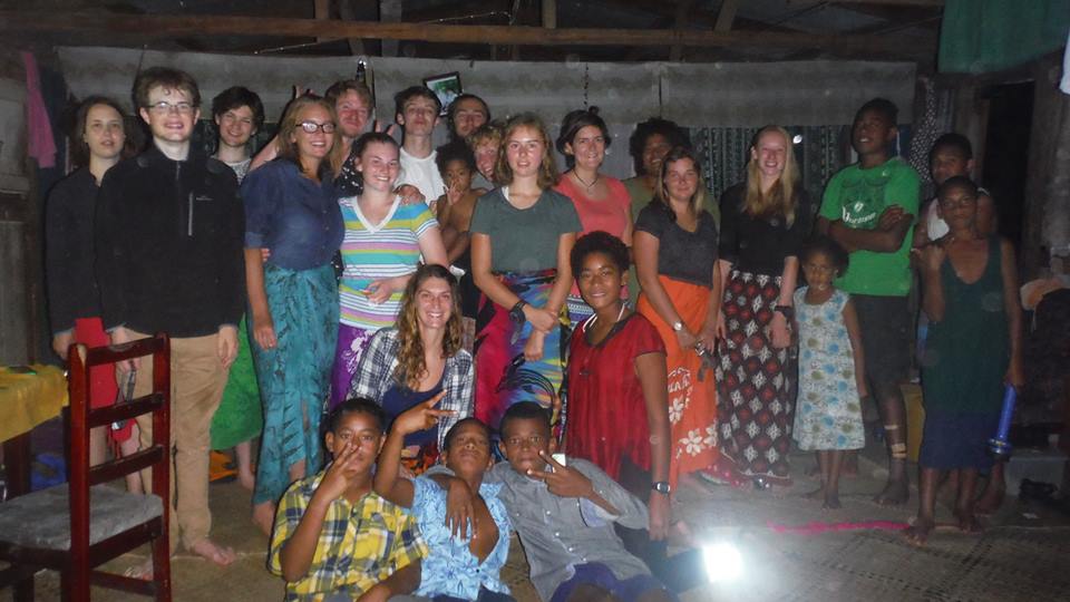 frontiersuva's tweet image. Enjoying a roast dinner with our boat captain Maciu's family in Naiseuseu village, #Beqa