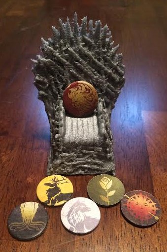 Printing3DParts's tweet photo. In honor of tonight we printed our very own iron throne! #winteriscoming #JohnSnow #GameofThrones #HBO https://t.co/jTWG1pgOKn