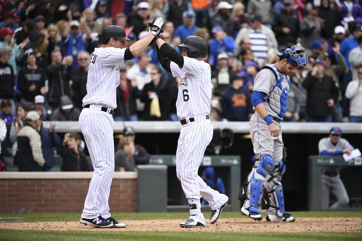 Rockies's tweet photo. #RaBURNED! #ROCKIES TAKE THE LEAD!
Ryan Raburn sends a 2-run homer to center, and the #Rox lead 4-3! https://t.co/Counvb68Uy