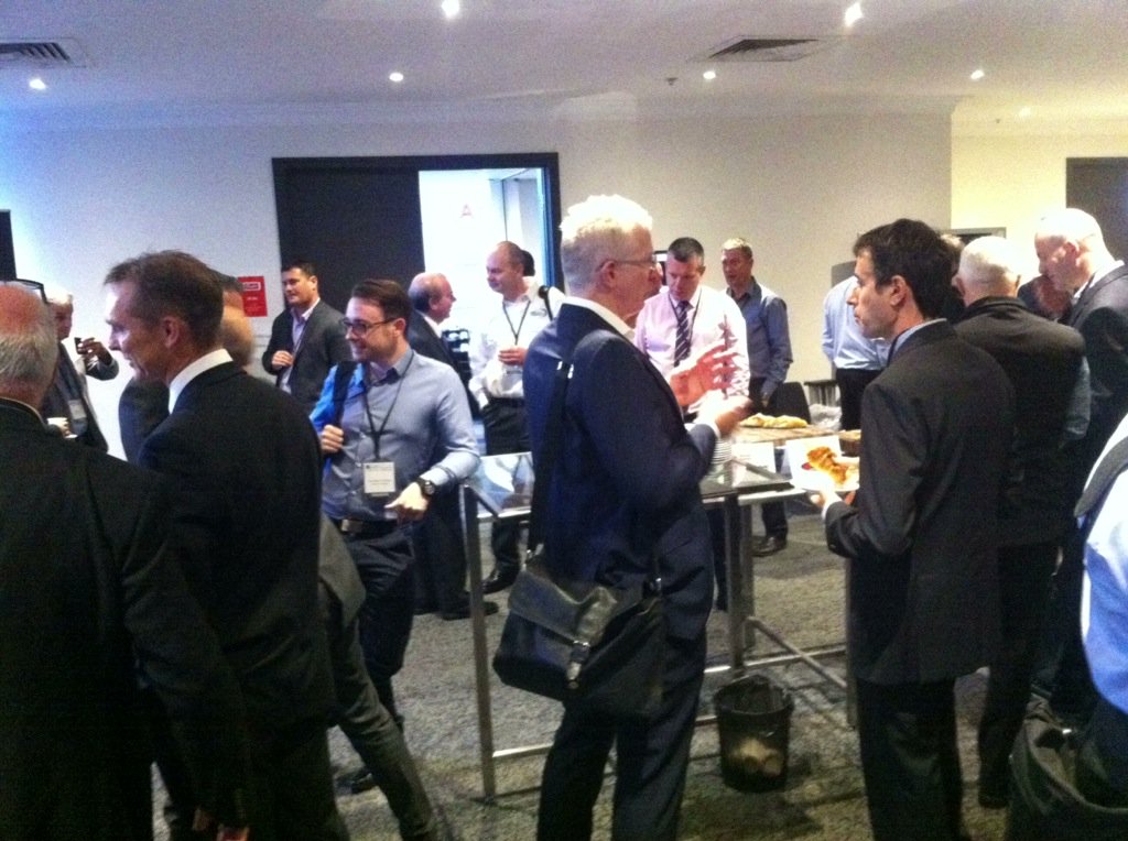 ATMOEvents's tweet image. Crowd is already gathering for the first ever #ATMOAus in #Melbourne #GoNatRefs