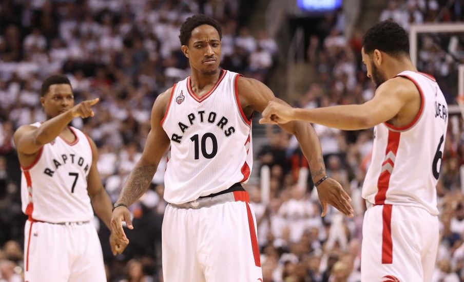 TSN_Sports's tweet photo. The @Raptors advance to the Eastern Conference Finals for the first time in franchise history with a 116-89 win! https://t.co/7ZFNAyA36s