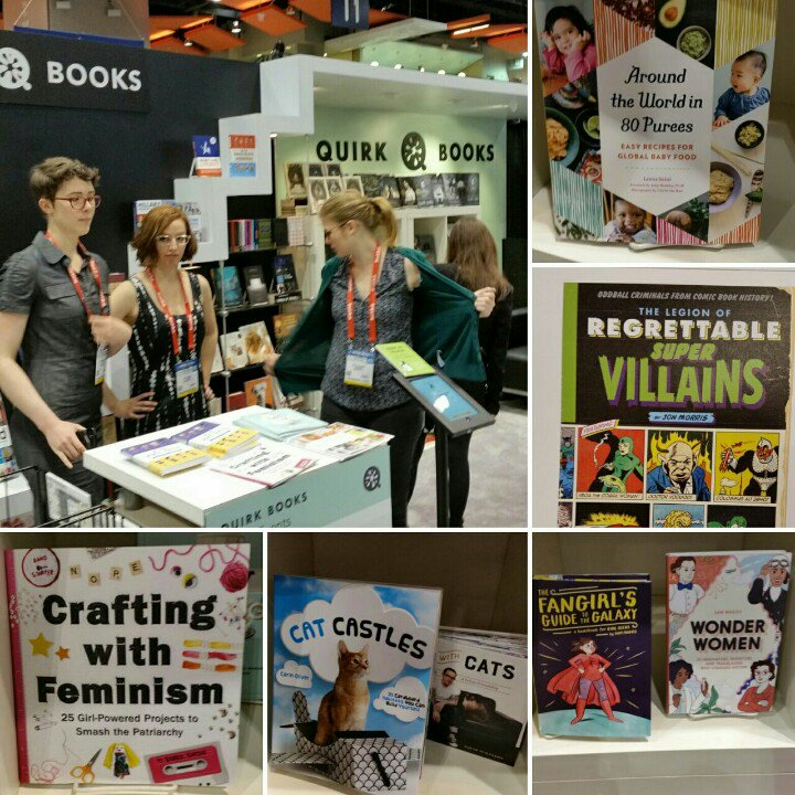BNPhillyPA's tweet photo. Memories of #BEA16, seeing what #philly publisher @quirkbooks is offering @sammaggs @masalababyfood @bonniegrrl https://t.co/8z35NcjLGk