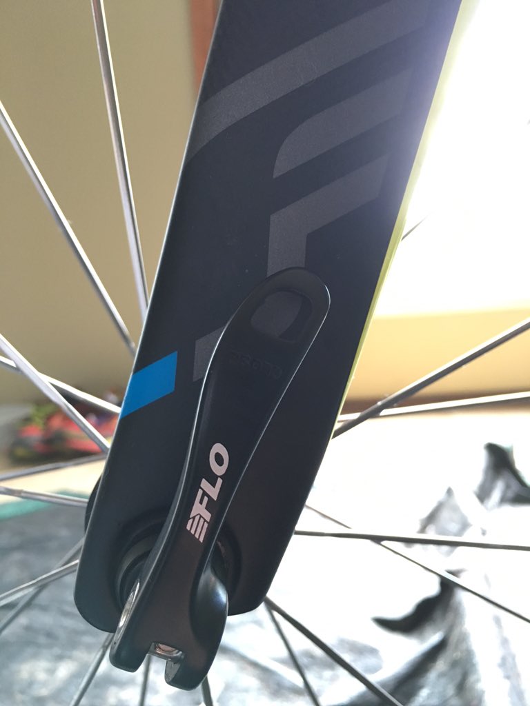 BASE853's tweet photo. @flocycling @FeltBicycles IA14 with new Flo Carbon Clinchers...even the logos look fast... https://t.co/Y6r1SGz5GN