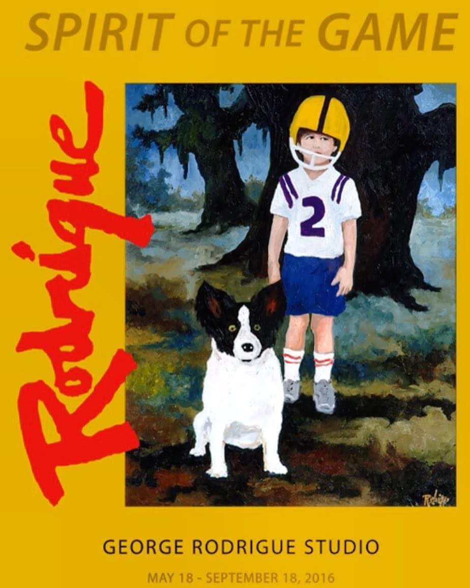 JackLamplough's tweet photo. Sportsman's Paradise this week at #RodrigueStudio @george_rodrigue #SpiritoftheGame  @NOLAnews @The_Gambit https://t.co/Ou0Sq65YXp