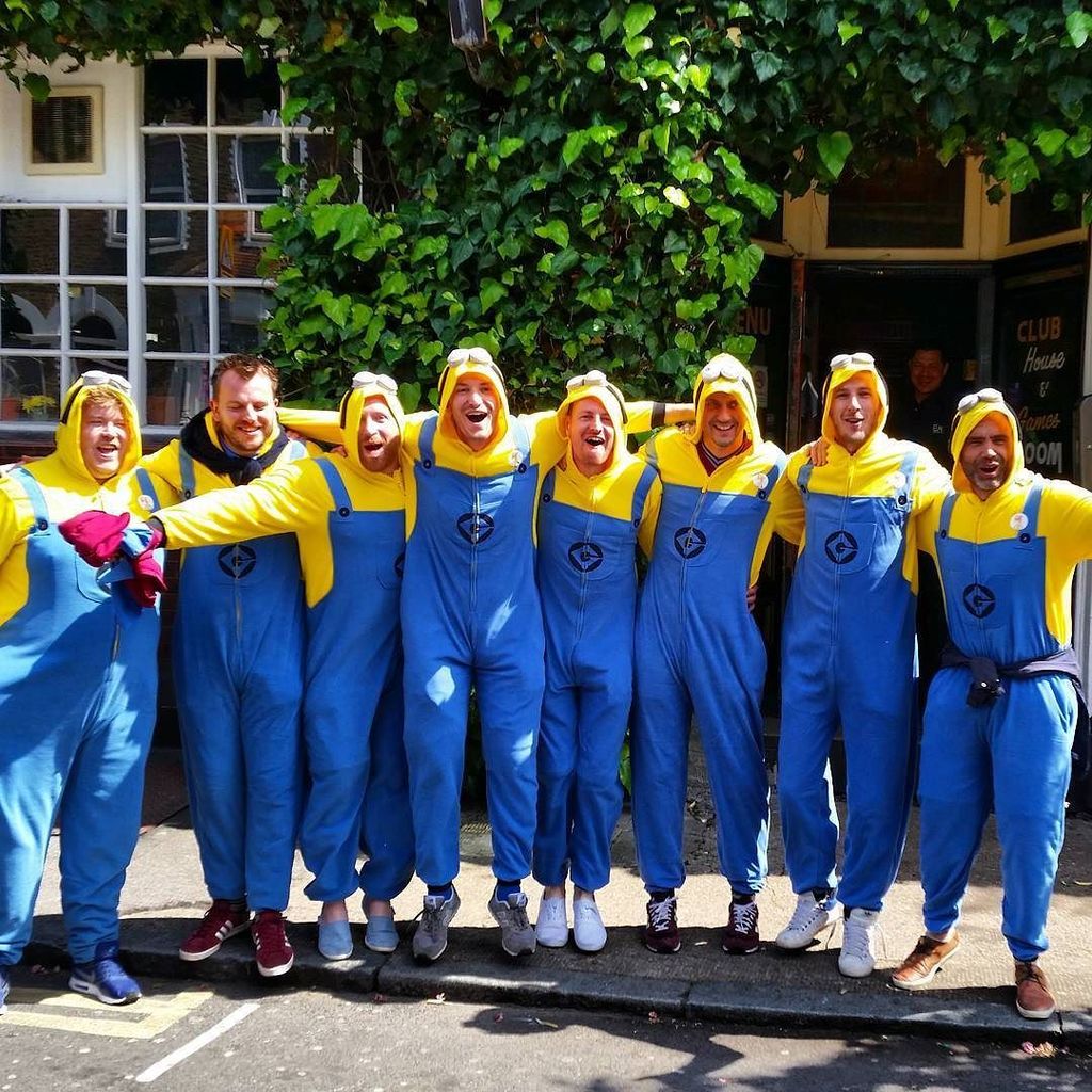 avtv's tweet photo. London Lion Minions take over North London #AVFC #UTV #AwayDays #AVFCLondonLions #AFCvsAVFC #MinionMayhem #Minions … https://t.co/CZxL5iXNuk