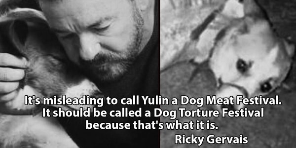 Protect_Wldlife's tweet photo. Please Sign &amp; RT: Stop The Yulin Dog Slaughter 'Festival' FOREVER! https://t.co/uVfPhxajf8 @RickyGervais @HSIGlobal https://t.co/r8xJ4j5JlG
