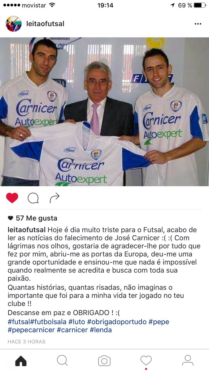 gustavomunana's tweet photo. Siguen los homenajes póstumos a 'Tito' Carnicer. Bonitas palabras de jugadores como @Cucomunich y Leitao. https://t.co/kb2VRnFYzq