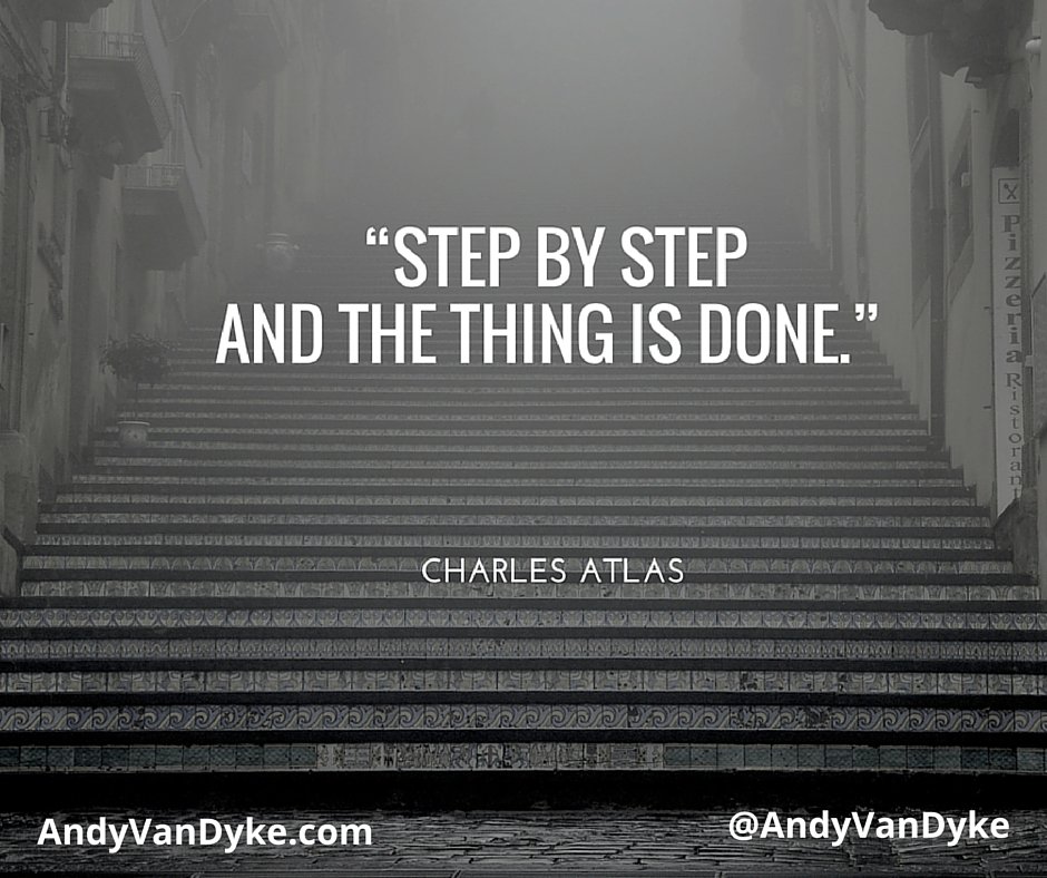 AndyVanDyke's tweet photo. So many times we over complicate things...when in reality we just need to follow the steps and it all gets done! https://t.co/vSfjBBaDBP