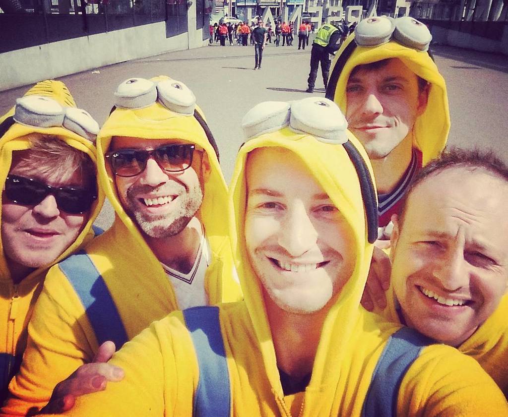 avtv's tweet photo. London Lions on tour in London #AVFC #UTV #AwayDays #AVFCLondonLions #AFCvsAVFC #MinionMayhem #Minions #relegationp… https://t.co/DxiNtbmP3G