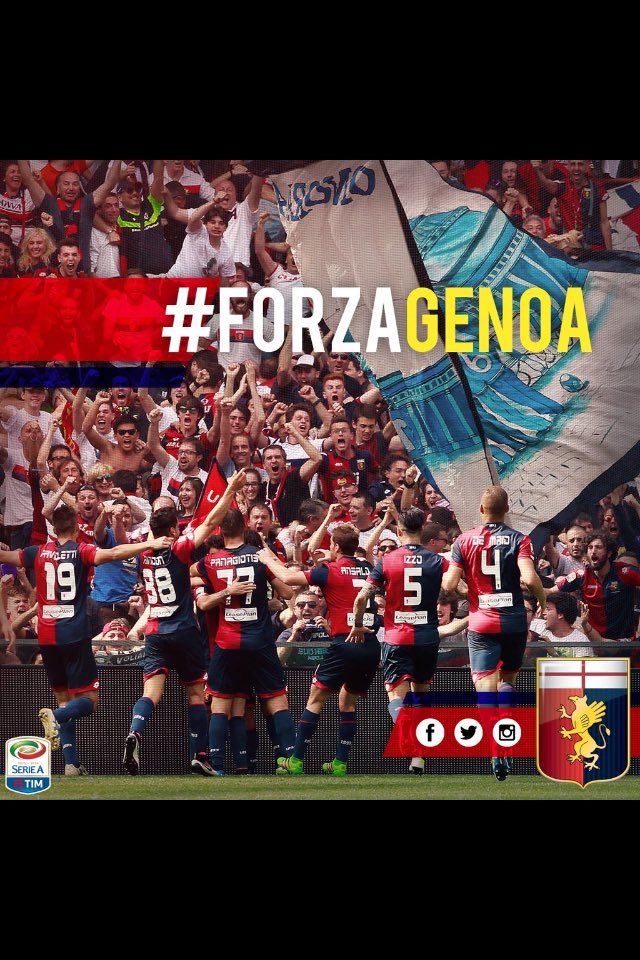 GenoaFrance's tweet photo. @GenoaCFC Grazie pr cette saison très riche!Fier d'être #Griffoni !En espérant une 2016/2017 encore plus belle https://t.co/OCaX20Fgun