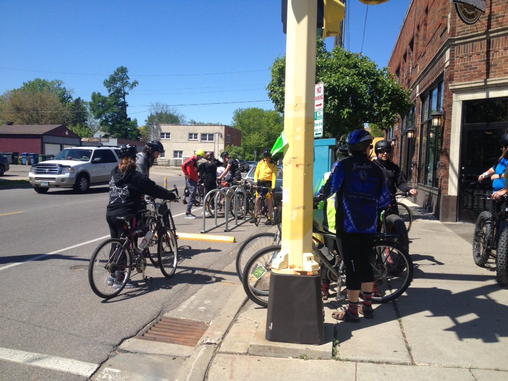 NorthboundBrew's tweet photo. Wrapping up #MNBeerWeek with a bike ride to @ltdbrewing and @excelsiorbrew on this great day! #BikeMN #mnbeer https://t.co/uPxXViMhmA