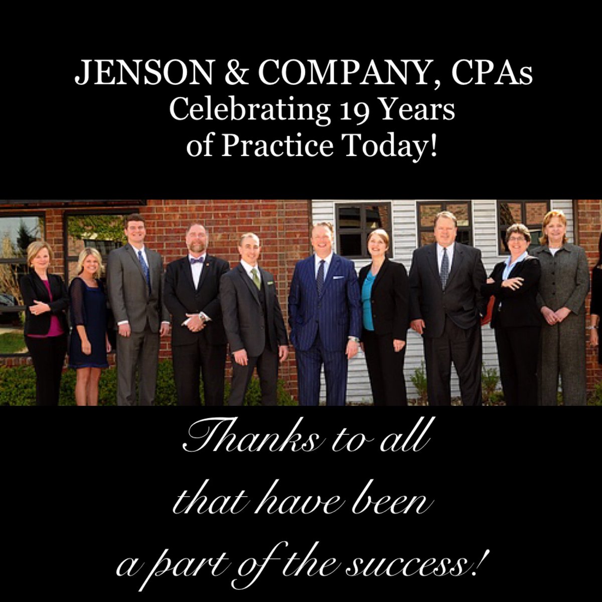 thecpafirm's tweet photo. Excited to announce its been 19 years since we opened our doors! https://t.co/3eThbz0g9D