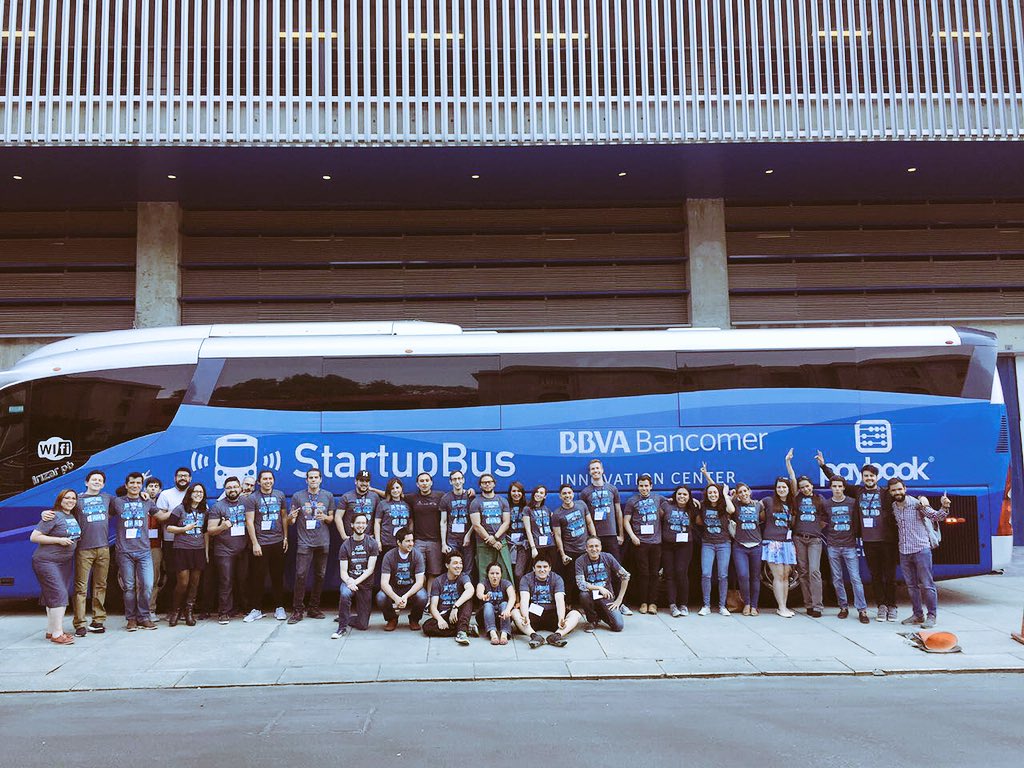 StartupBusMX's tweet photo. #mexabus on the road to Boulder ... #ready πππΌπππ½π @TheStartupBus https://t.co/RuB7Qp4Nt0