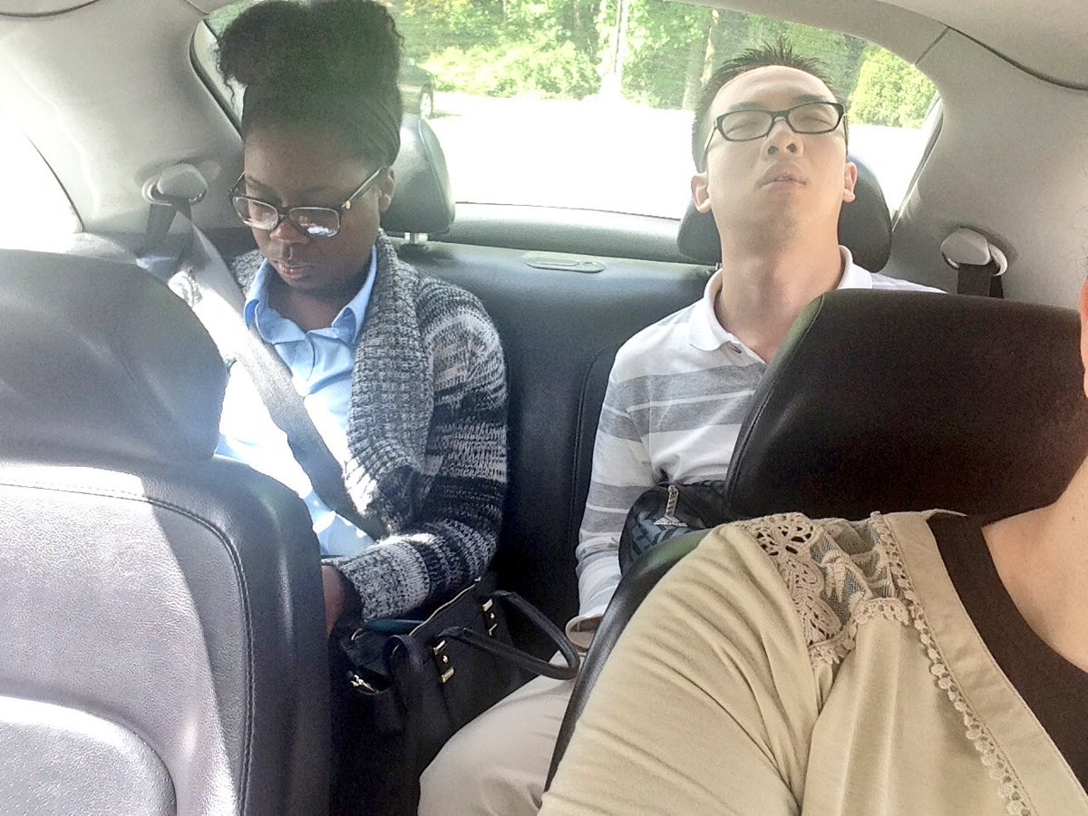 HollyDechelle's tweet photo. Sometimes being an Apostolic student means writing a paper &amp; taking a nap on the way to church. #finalsweek https://t.co/XD1KOhvX8P