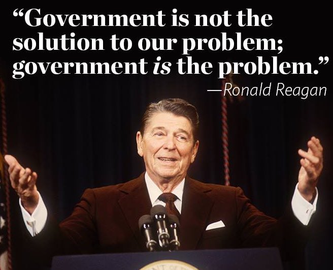 Image result for reagan govt is the problem