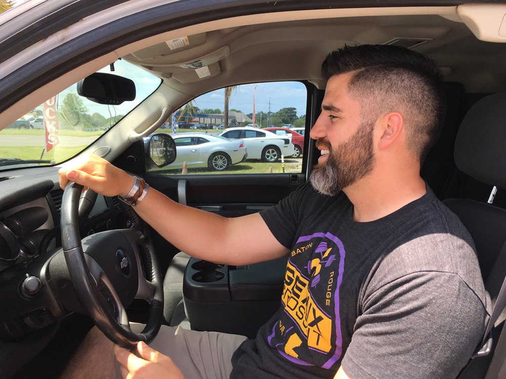 ValueYesAuto's tweet image. .@JasonHathorn's getting comfortable!
.
#ValueYes #PalmDeals #BatonRouge