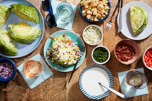 epicurious's tweet photo. There ain't no party like an iceberg wedge party https://t.co/CdEnppCy6s https://t.co/OiKXGFOla2