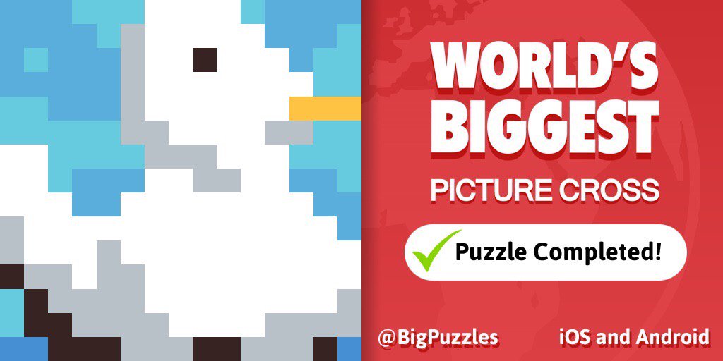 ChelleMB70's tweet photo. I've just completed 'Sea Bird' in World's Biggest Picture Cross.

It's free https://t.co/4daGMS20nV #WBPC https://t.co/ErAUkWHnw4
