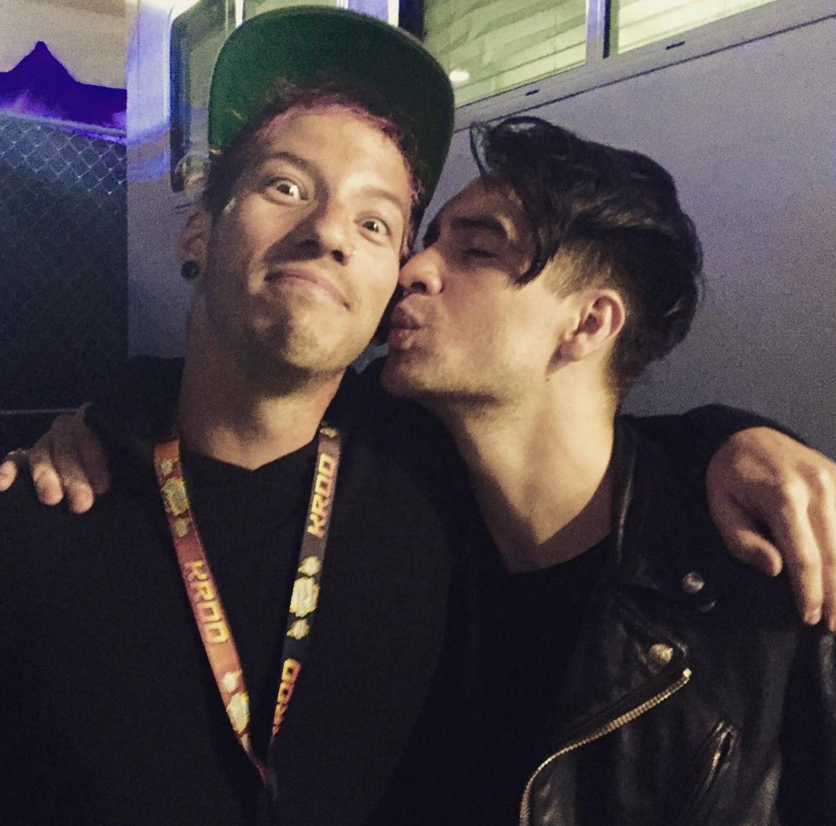 PanicAtTheDisco's tweet photo. Thank you @kroq for an amazing day. #weenieroast https://t.co/VpKT9rYqGI