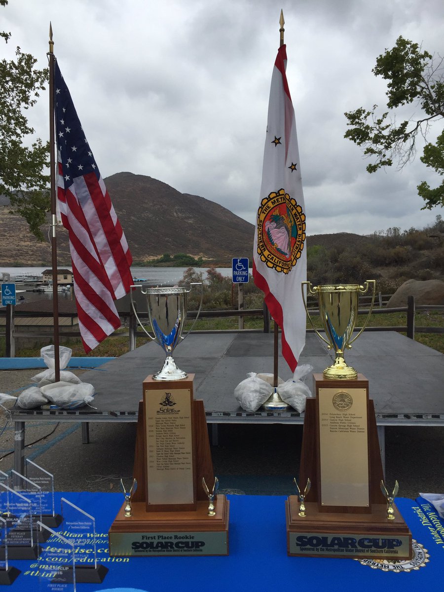 mwdh2o's tweet photo. Who's going to take the trophy? #SolarCup2016 https://t.co/JjpHWNt9I1