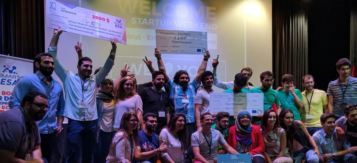 youssefjal's tweet photo. Today our mission and vision were validated the winning team in #SWBEIRUT was composed of @TorchacademyLeb students. https://t.co/jtSJGbPrad
