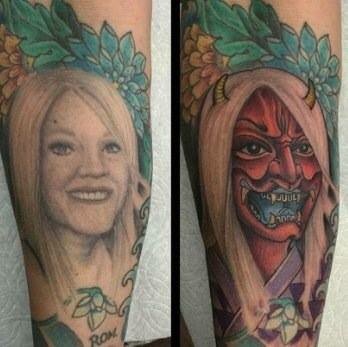 IGVPresents's tweet photo. Tattoo cover up of ex wife https://t.co/QObxcfwCyN
