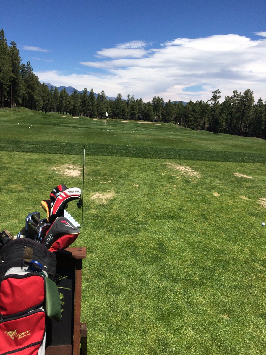 TaylorKent's tweet photo. Great plan for the weekend. #FHgolf #flagstaff #alumni #asugrad https://t.co/3hnB0koDVo