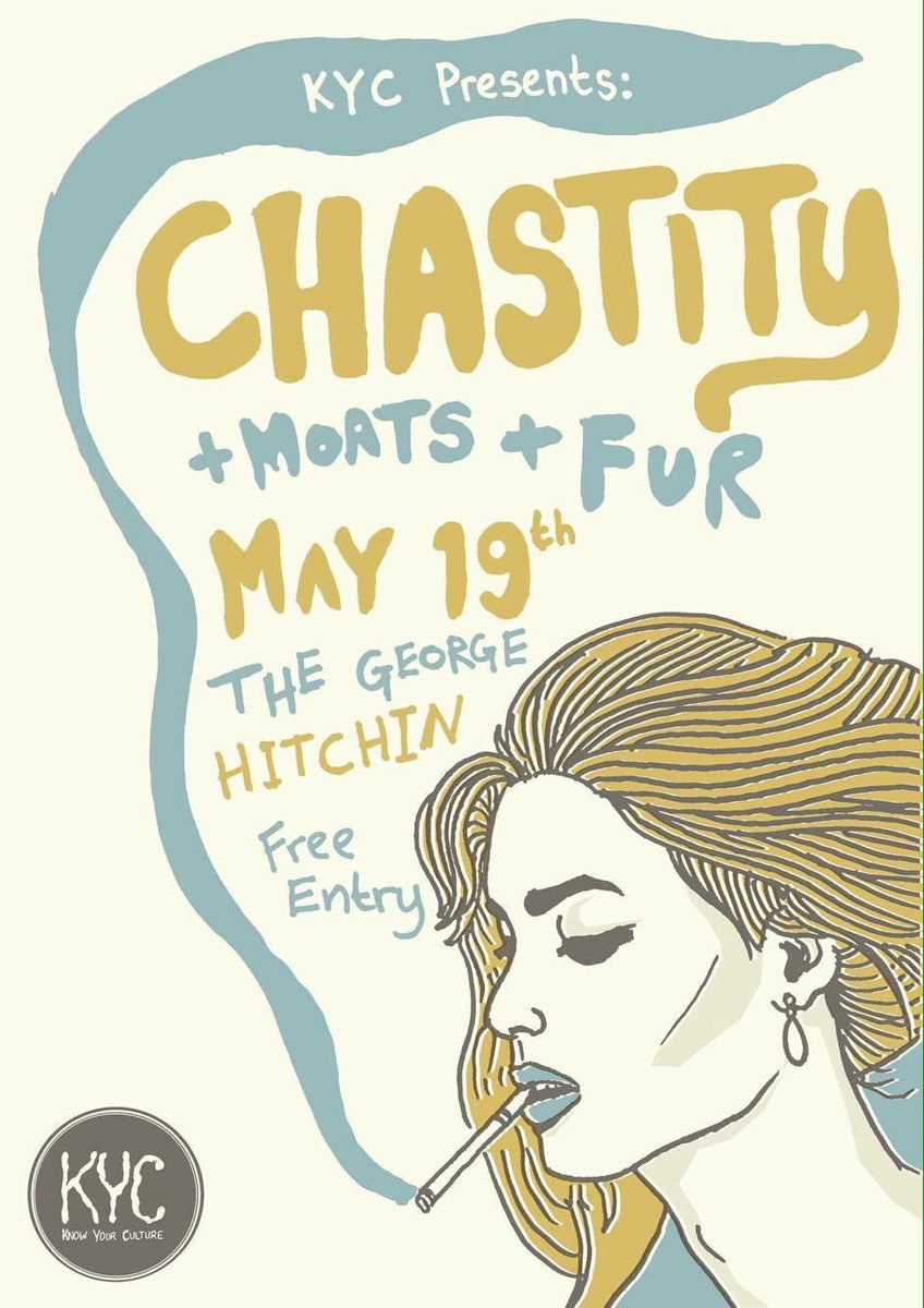 KYCManagement's tweet photo. Not long now till we have Chastity, Moats &amp; Fur tearing up Hitchin town - Thursday - Free Entry! https://t.co/hBcs66yatV