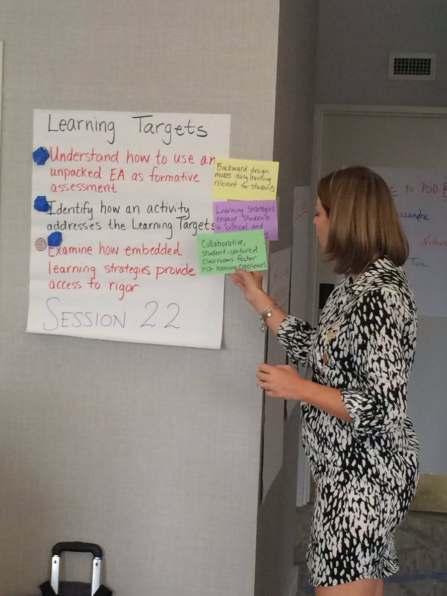 Setting our learning focus!@CassMattison #SpringBoardTtT #Pod4