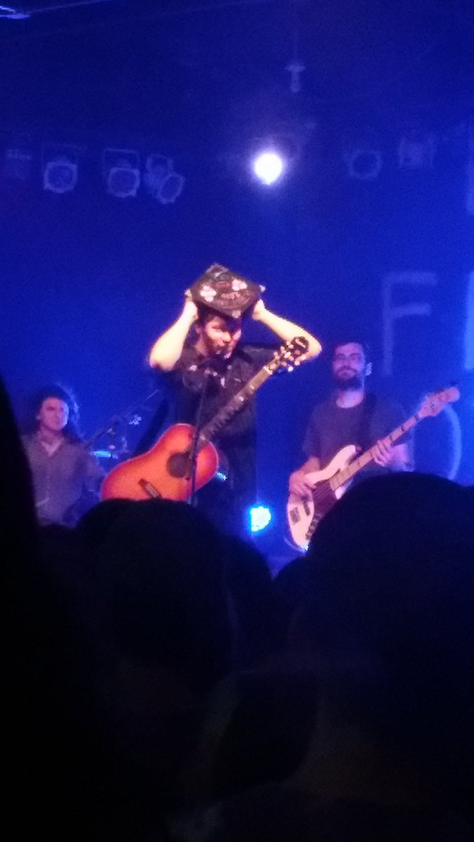 sherrybearkin's tweet photo. Some1 in the crowd graduated yesterday &amp; Brian asked to wear her hat ... He head Too Big https://t.co/YFh4kUQnxk
