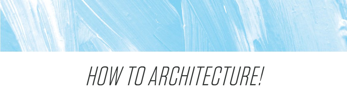 HOWxTOxARCH's tweet photo. ONE WEEK LEFT TO PARTICIPATE IN HOW TO ARCHITECTURE! SIGN UP NOW!

https://t.co/V42YzbxOPI https://t.co/ZIkV65uQzP